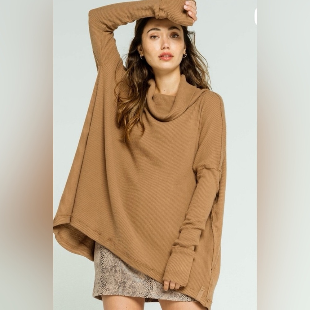 NWT Free People Juicy Long Sleeve Knit Thermal